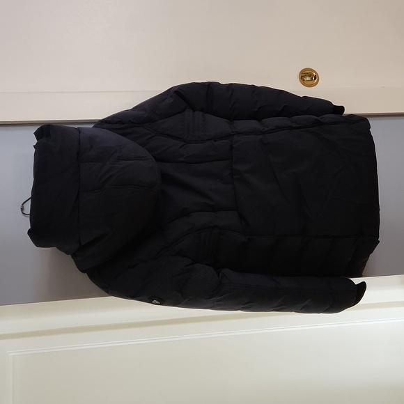 Women's Navy Blue HEAVY DUTY winter coat - Picture 4 of 10